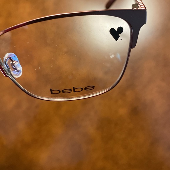 Bebe New Brown Glasses Semi-Rimless Design and free new BeBe crossbody bag main image 4
